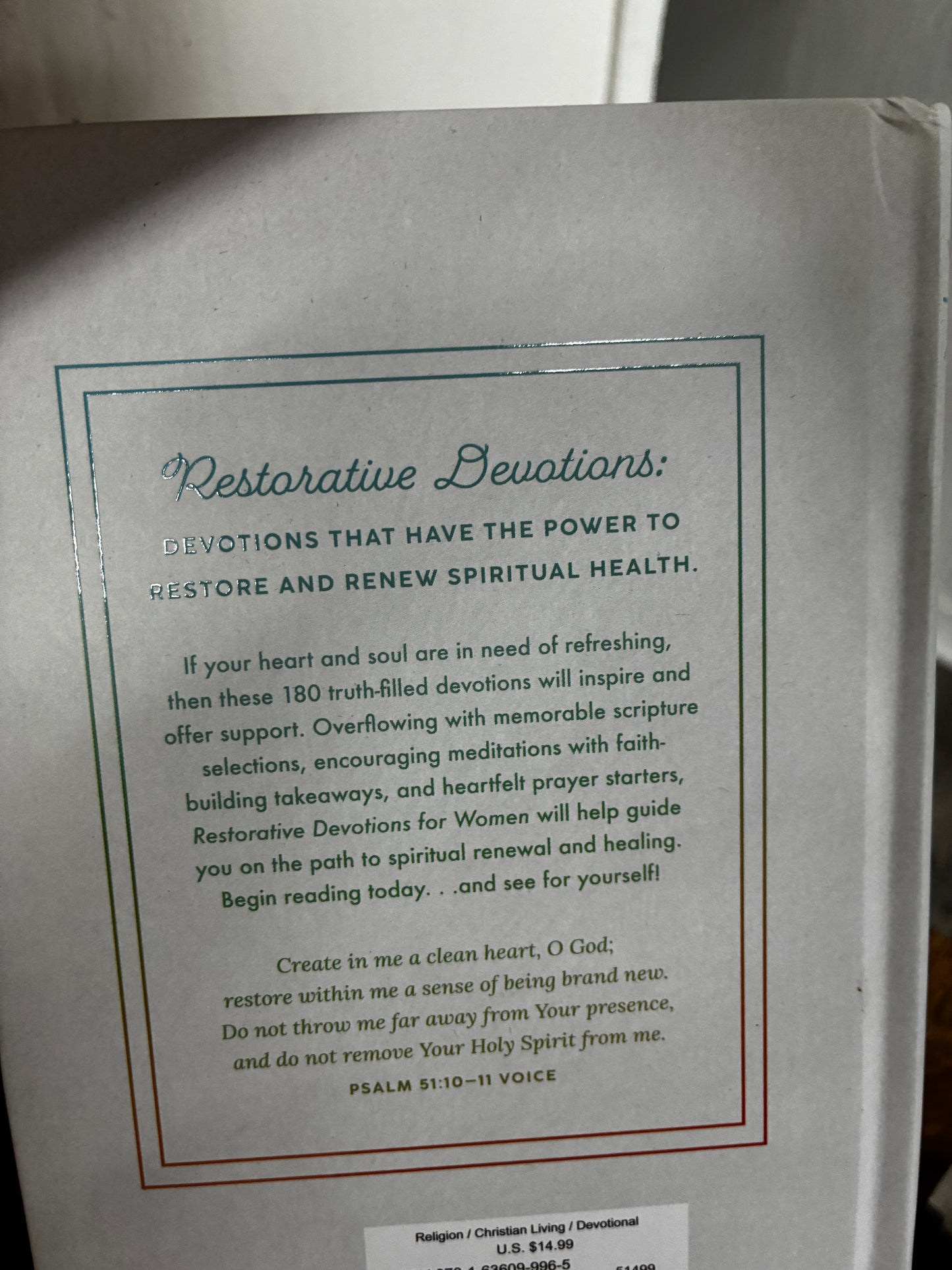 Restorative Devotions For Women