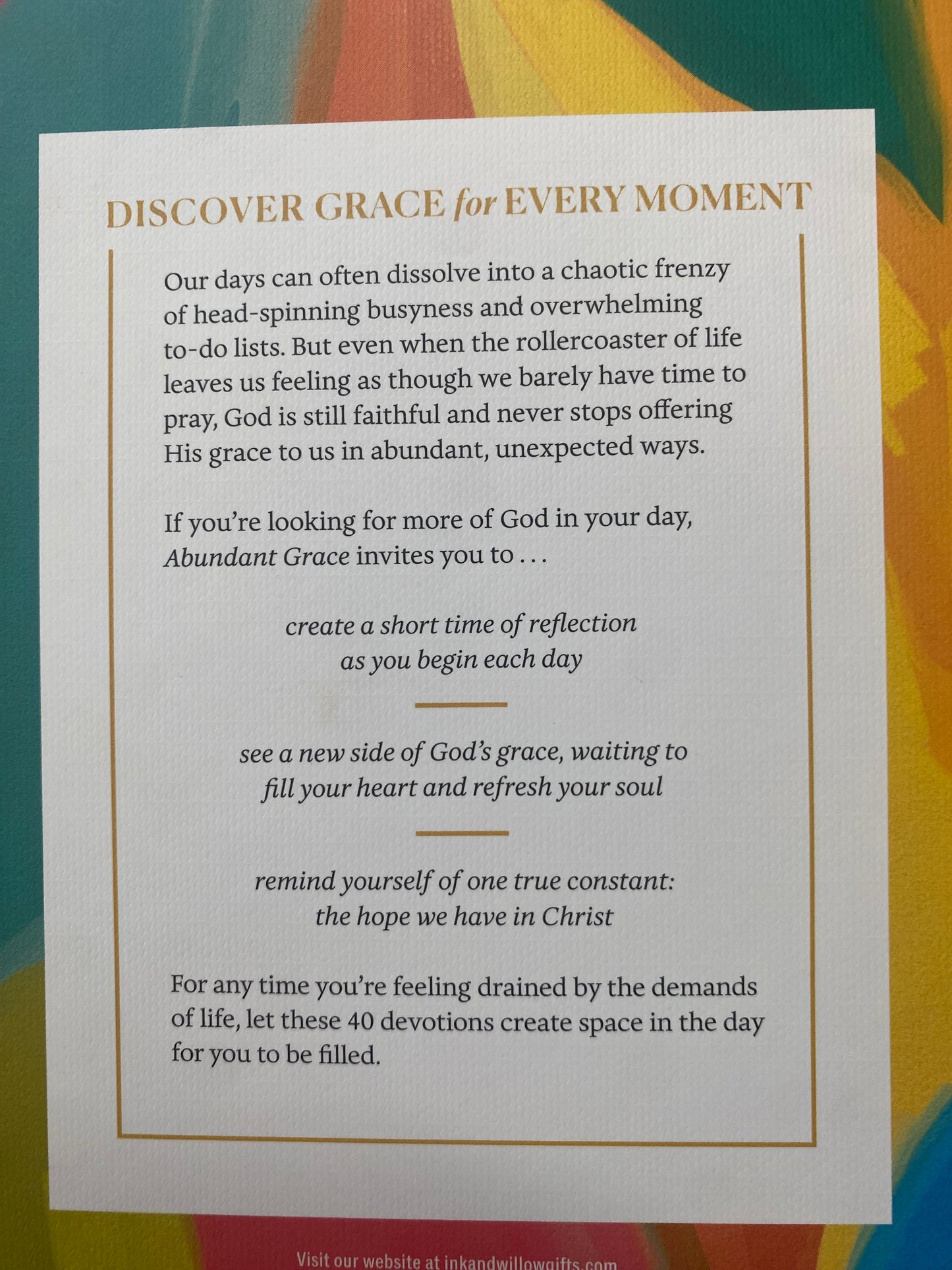 Abundant Grace