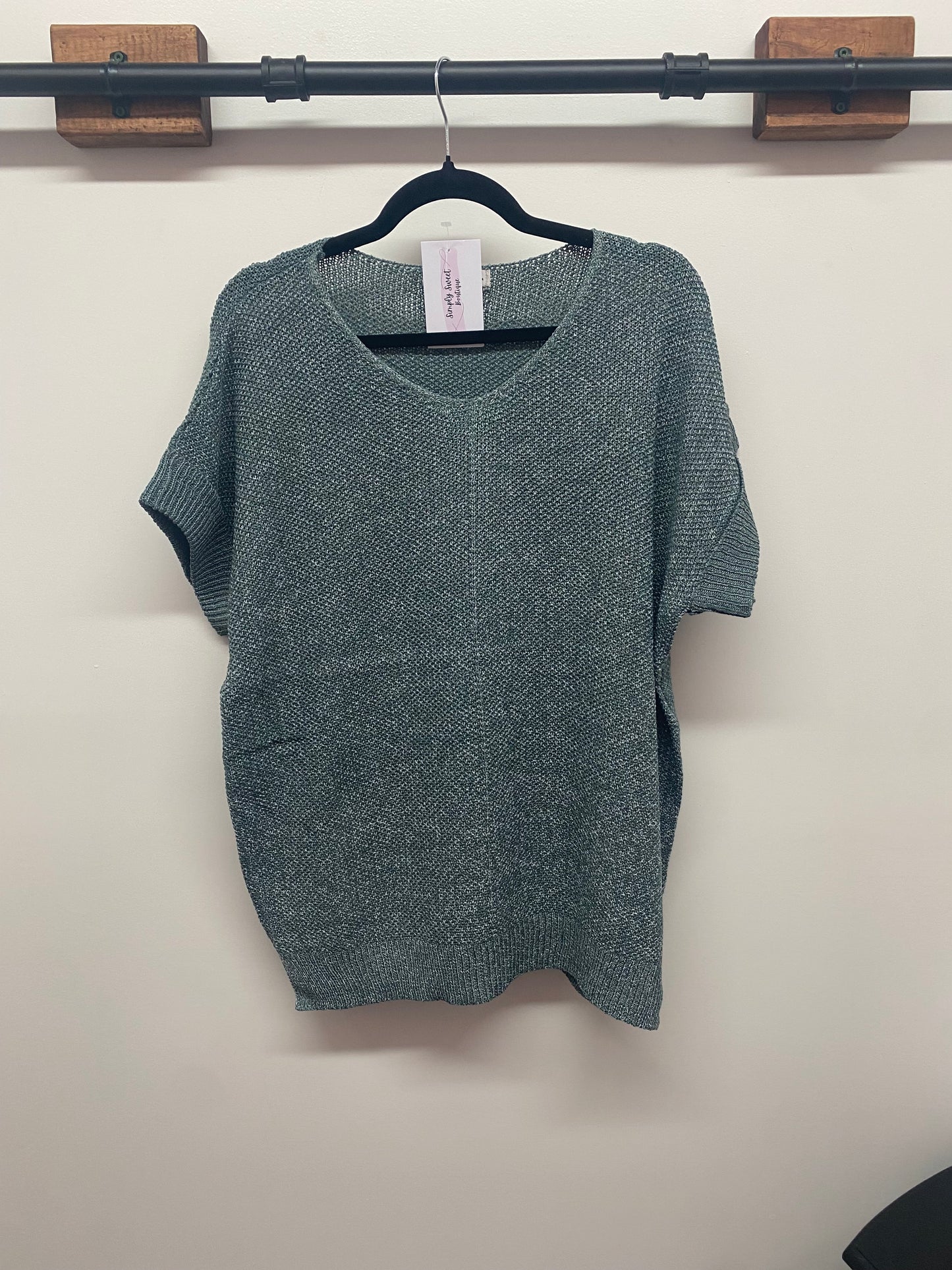 Ash Jade Short Sleeve Sweater