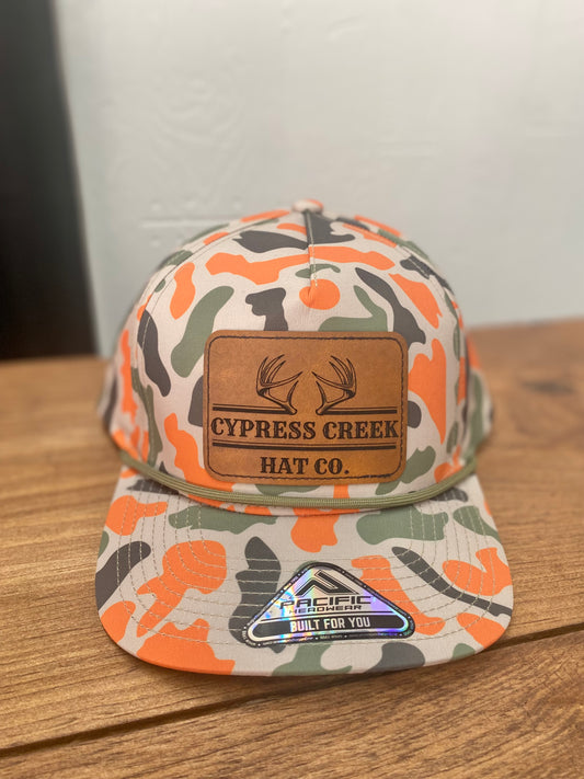 Camo & Orange - Deer Horns