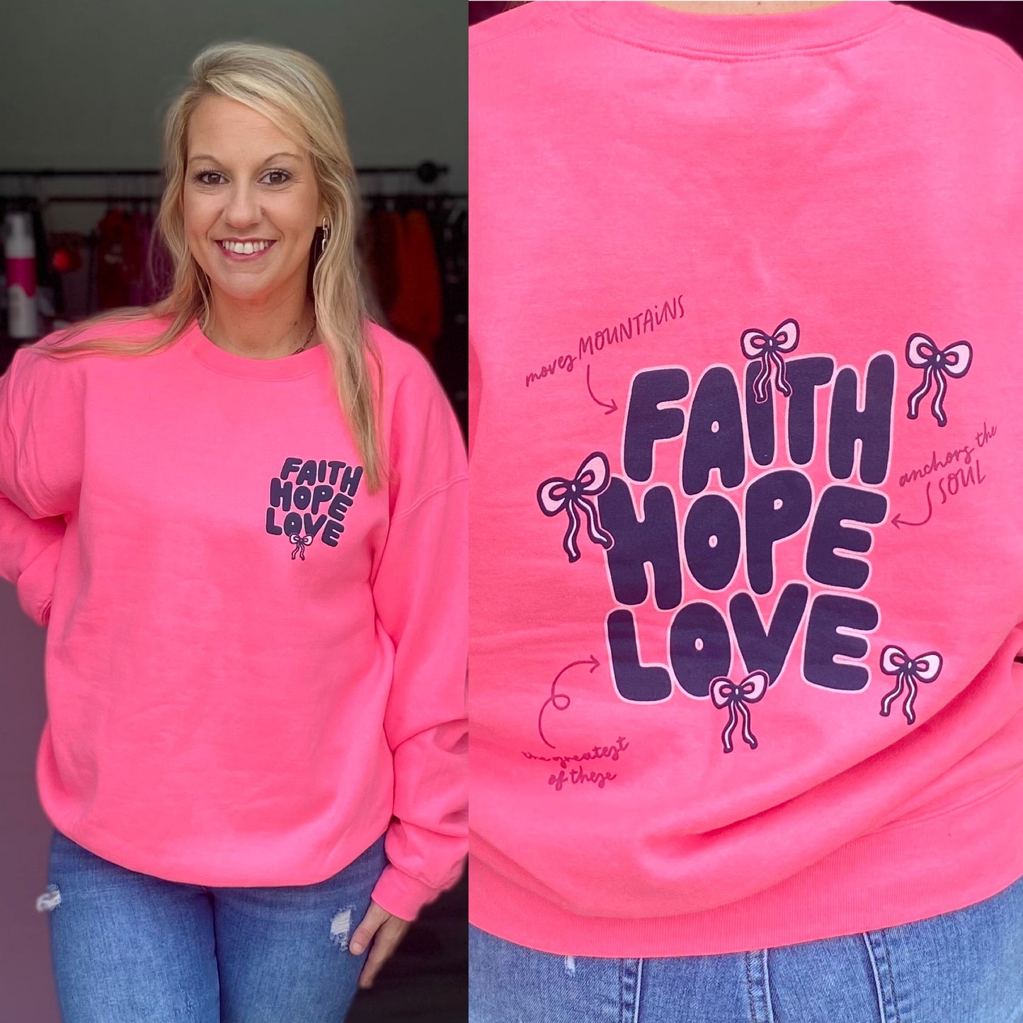 Faith Hope Love Sweatshirt