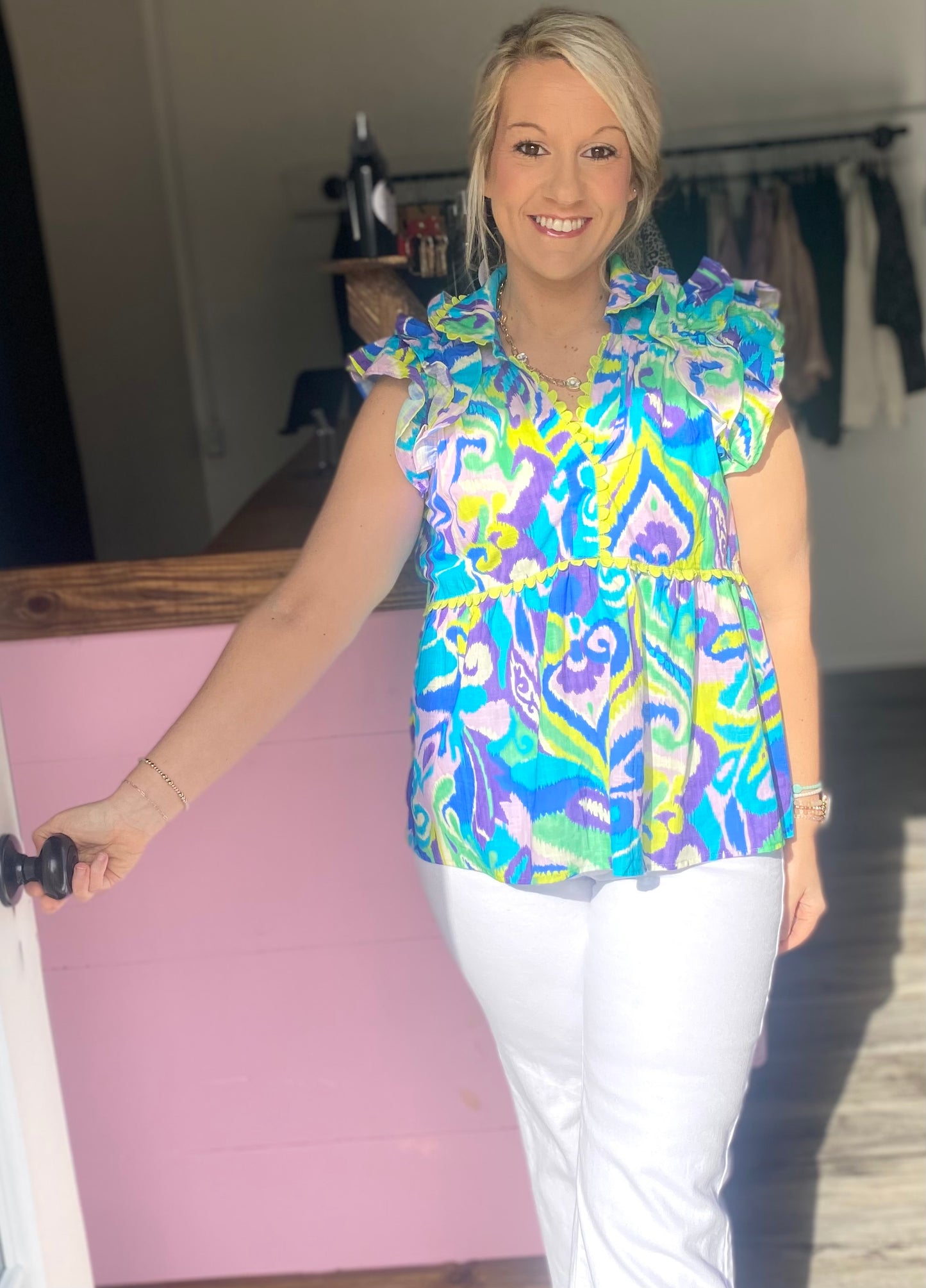 Pop Of Color Top