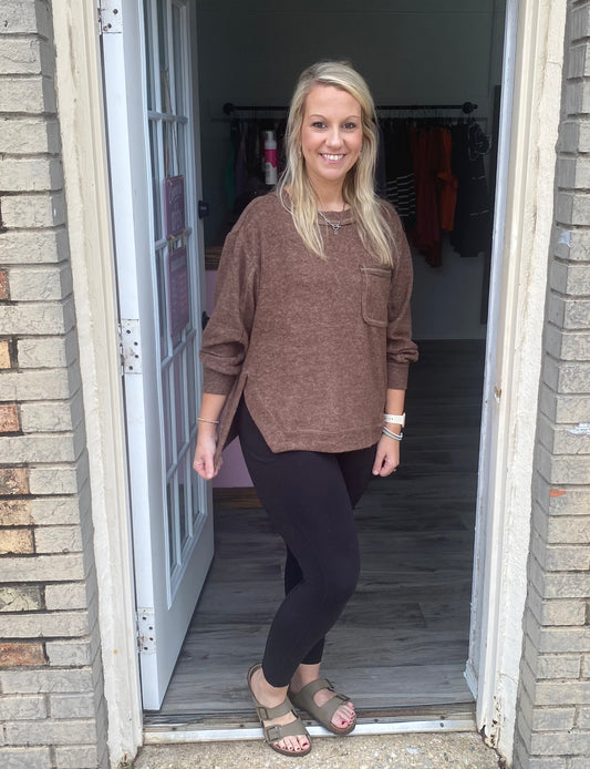 Brown Hacci Sweater