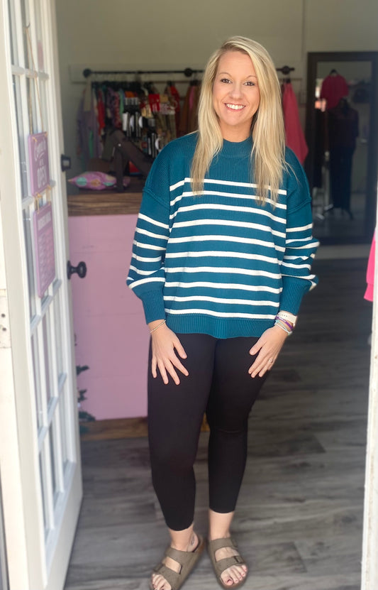 Oversized Striped Sweater