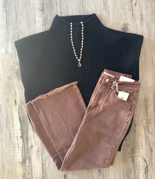 Zenana Denim - Brown