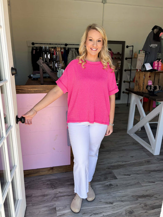 White Zenana Crop Flare Pants