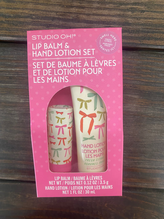 Lip Balm & Lotion Set