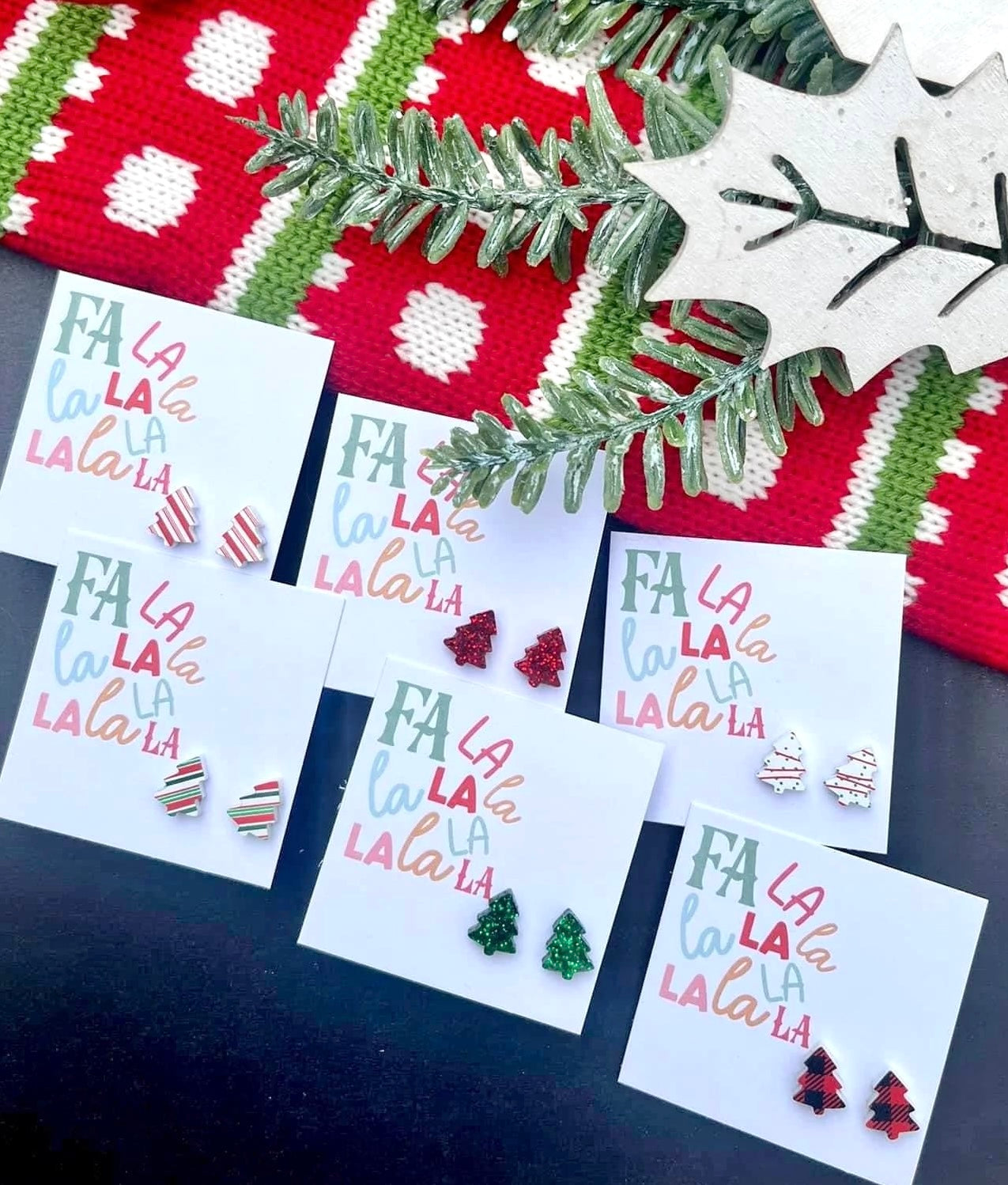 Christmas Tree Earrings